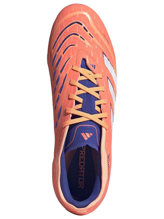 adidas Predator Pro Football Shoes with Cleats Orange