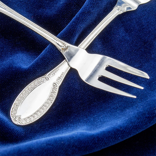 Savvas Design Set of Forks Table Silver 5pcs