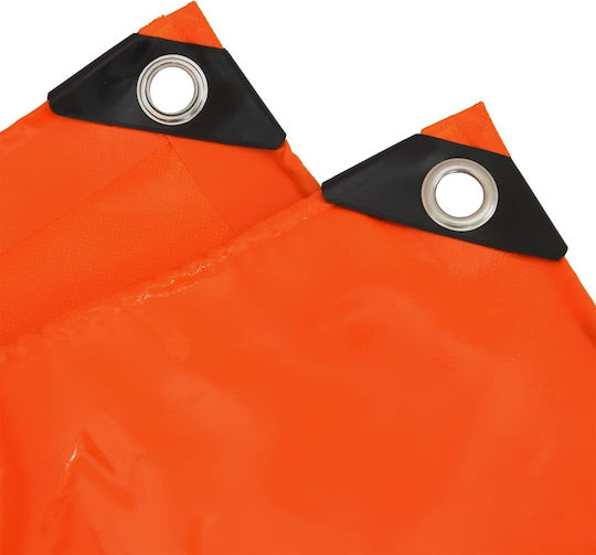 vidaXL Waterproof Tarpaulin 650gr/m² 3x2m. Heavy Duty Orange
