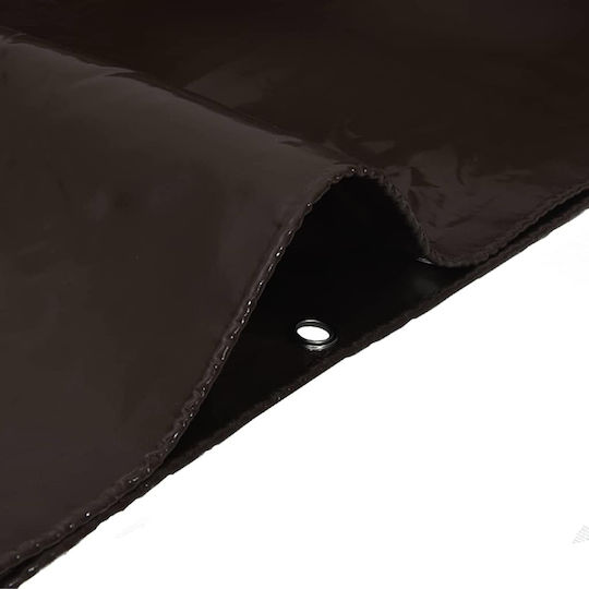 vidaXL Waterproof Tarpaulin 650gr/m² 7x4m. Heavy Duty Brown