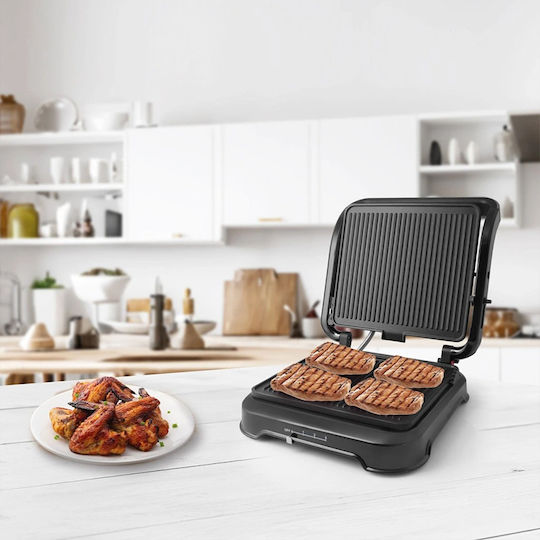 Rohnson Sandwich Maker Grill 2200W Black