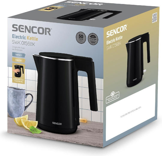 Sencor Kettle 1lt 1500W Black