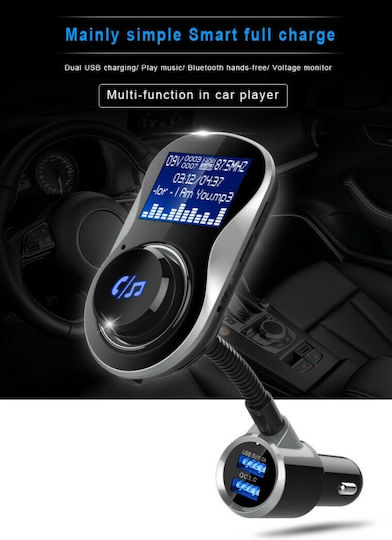 Pyramid FM Transmitter Autovehicul cu Bluetooth / USB / MicroSD