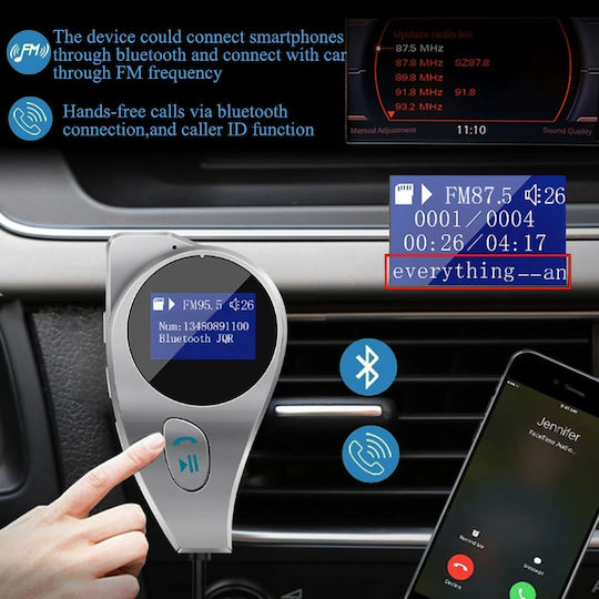 Pyramid FM Transmitter Αυτοκινήτου mit Bluetooth / USB / AUX