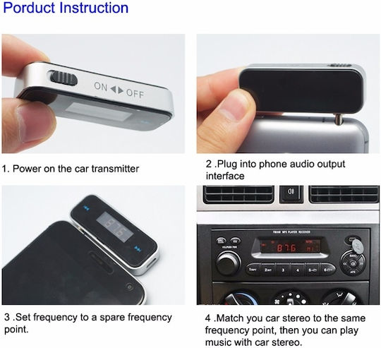 Pyramid FM Transmitter Αυτοκινήτου με USB