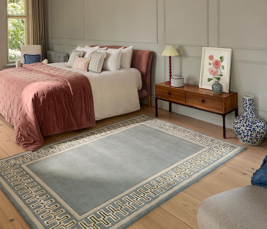 Sanderson Linnean Lucrat manual Covor Rectangular Porcelain