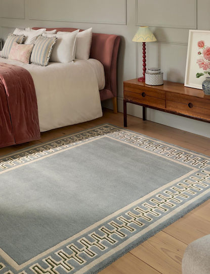 Sanderson Linnean Lucrat manual Covor Rectangular Porcelain