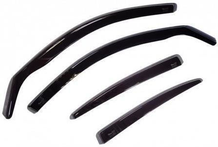 Heko Set of Windbreakers Front and Rear Car Dark Fime for Audi e-tron 2023+ 4pcs