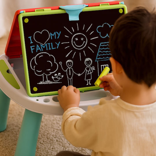 Bakaji Kids Magnetic Board / Markerboard 47x40x47cm