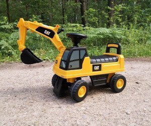 Milly Mally CAT Excavator Ride On for 12+ Months Yellow