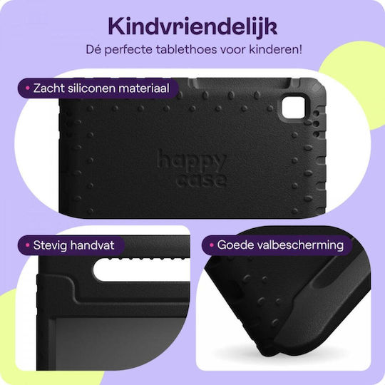 HappyCase Umschlag Rückseite Robust für Kinder Schware (Samsung Galaxy Tab A11, A9 8,7" X133, X135, X110, X115)