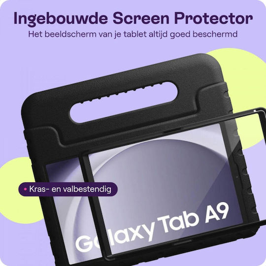 HappyCase Umschlag Rückseite Robust für Kinder Schware (Samsung Galaxy Tab A11, A9 8,7" X133, X135, X110, X115)