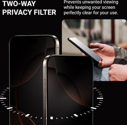 Crong 3D 0.18mm Privacy Tempered Glass (iPhone Air)