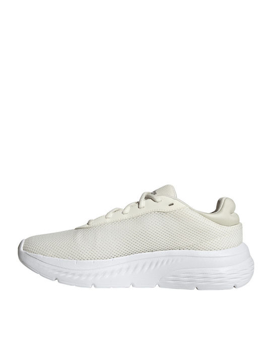 Cloudfoam Comfy Women's Sneakers Off White Silver Metallic Cloud White