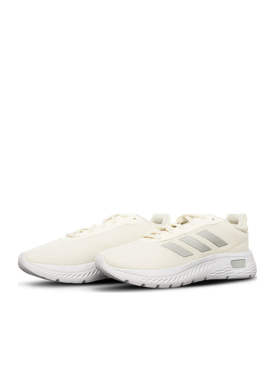 Cloudfoam Comfy Women's Sneakers Off White Silver Metallic Cloud White