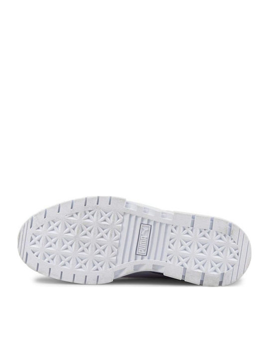 Mayze Damen Flatforms Sneakers Weiß