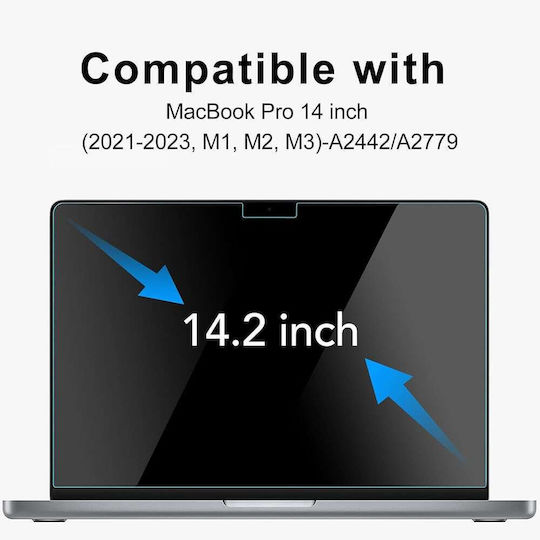 Techsuit Visionprox Anti-blue Light Macbook Pro 14" 2024 Matte Clear