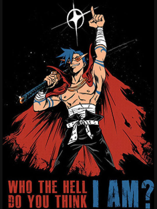 Takeposition Super Gurren Lagann Black Hoodie for Adults Takeposition Super Gurren Lagann Black Hoodie for Adults