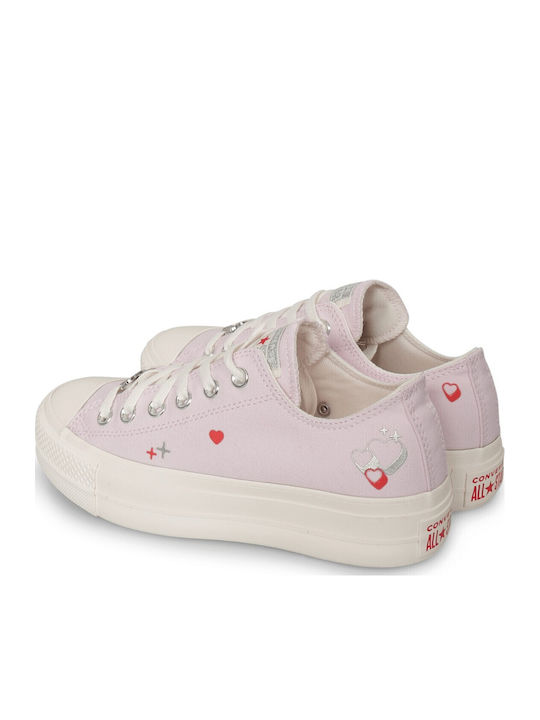 Chuck Taylor All Star Lift Дамски Флатформи Маратонки Lilac Daze / Egret / Fever Dream