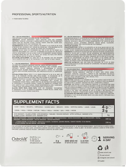 Ostrovit Pure Creatine Monohydrate Powder 1000 Γραμμάρια Καρπούζι