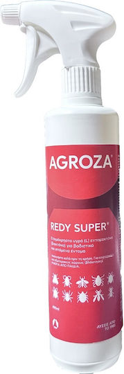 Agroza Redy Super Εντομοκτόνο Spray για Κατσαρίδες / Ακάρεα / Κουνούπια / Μυρμήγκια / Μύγες / Σκόρο / Ψύλλους 400ml Χωρίς Άρωμα