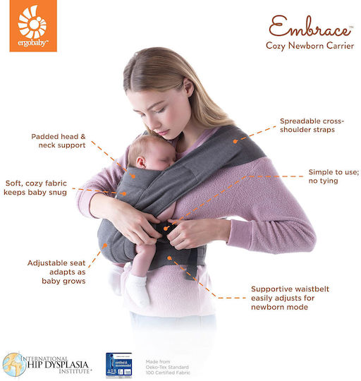 Ergobaby Κλασικός Μάρσιπος Embrace Πράσινο