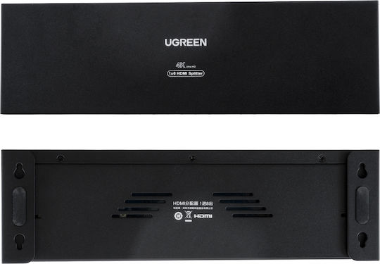 Globostar Ugreen-1x8 41020 Ugreen 1x8 All In One 4k HDMI Signal Splitter LED Video Controllers Input Signal W3840 x H2160@60Hz Input 1 HDMI Output 8 HDMI AC 220-240V IP20 D30 x W9 x H3.2cm 2 Years Warranty