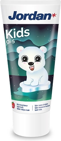 Jordan Hippopotamus Baby Toothpaste for 0m+ with Mild Raspberry Flavor 50ml