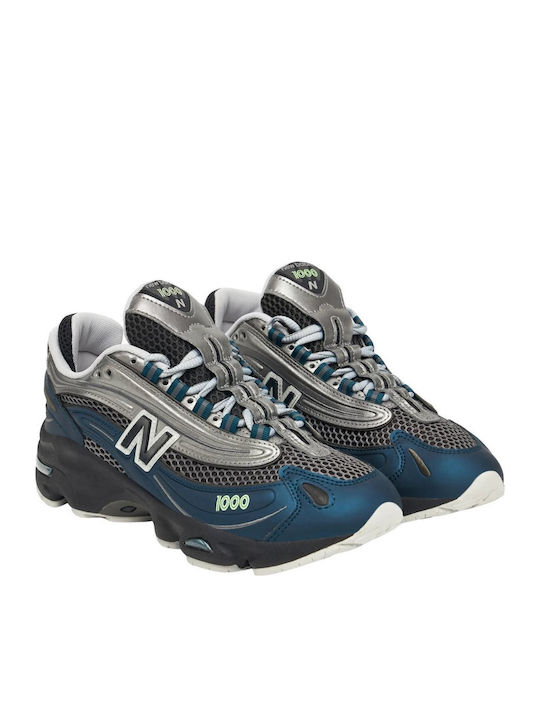 1000 Sneakers Deep Ocean Silver Metallic