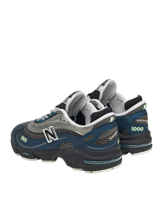 1000 Sneakers Deep Ocean Silver Metallic