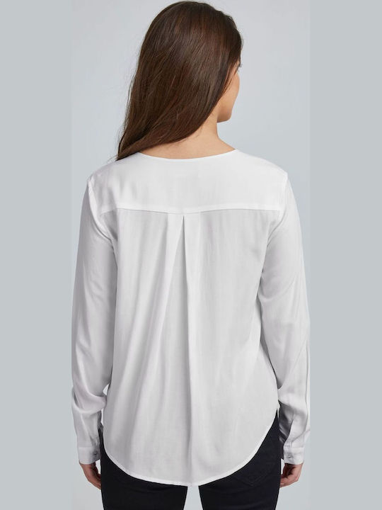 Women's Long Sleeve Shirt Off White