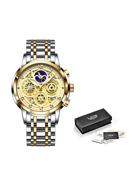 Lige Uhr Batterie mit Metallarmband