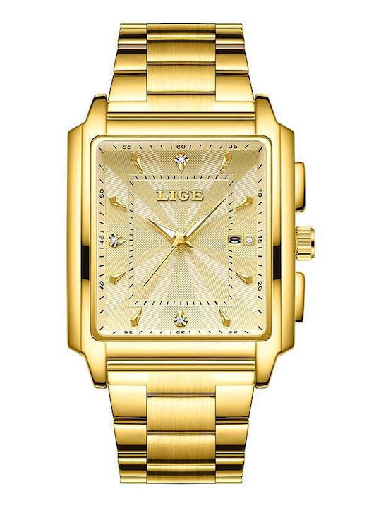 Lige Uhr Batterie mit Metallarmband
