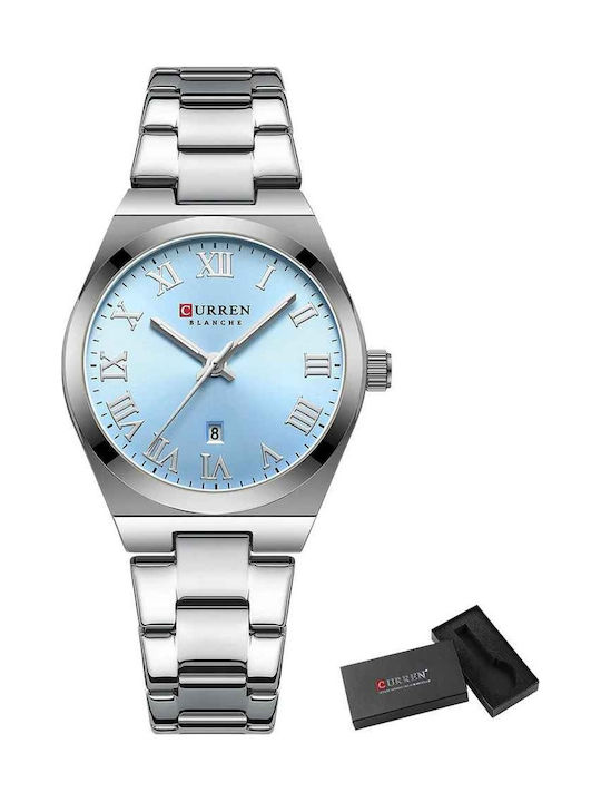 Curren Women's Watch with Silver Metal Bracelet
