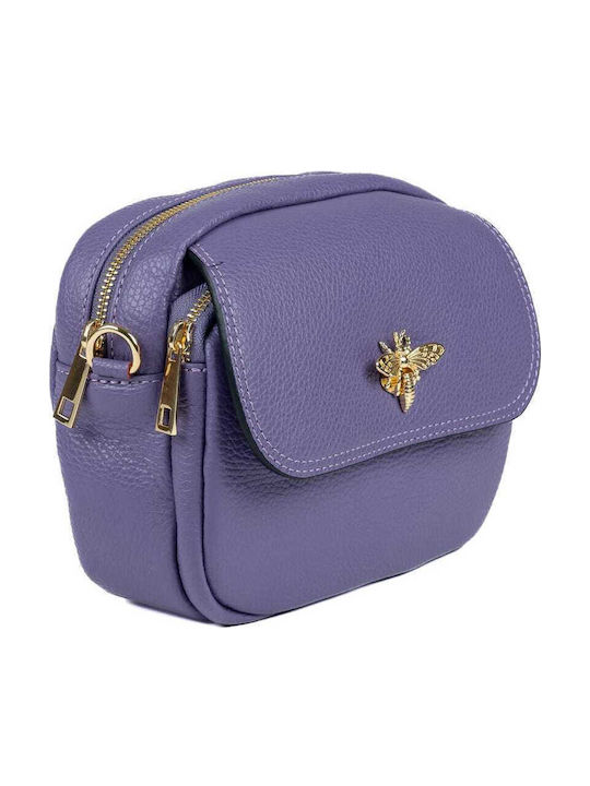 De piele Geantă de damă De umăr Violet
