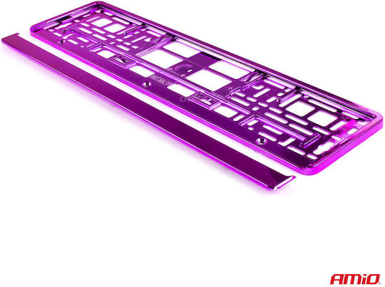 AMiO Ramă Plăcuță de Înmatriculare Auto Plastic 1buc
