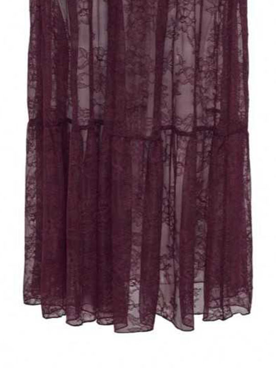 Lulu Maxi Skirt Winetasting Burgundy