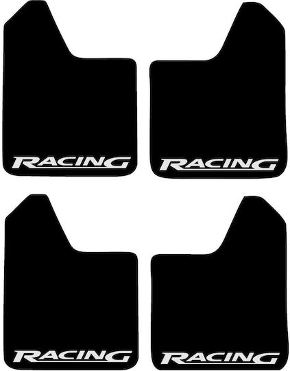 Set 4 Sport Rubber Mud Flaps Cars Universal Racing Model Size 30 X 23cm