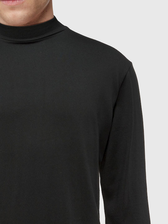 Langarm Bluse Black