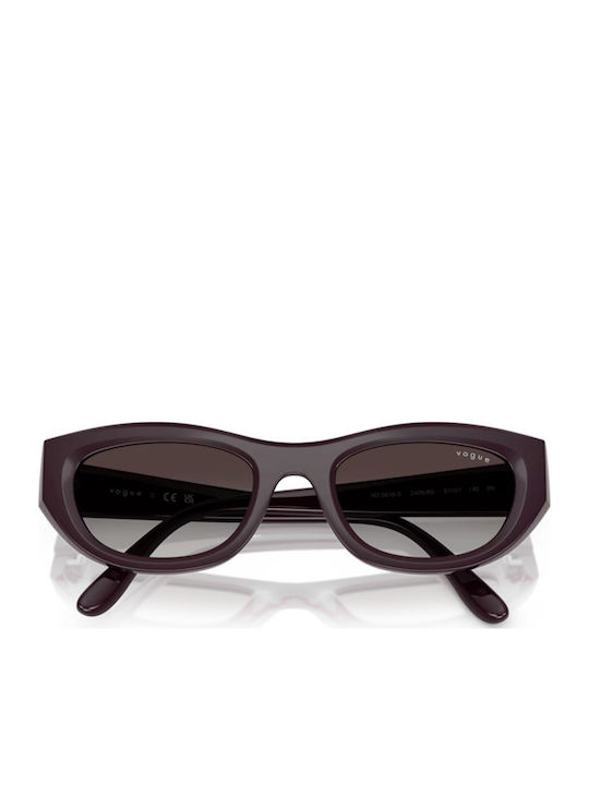 Vogue Women's Sunglasses with Burgundy Plastic Frame and Burgundy Gradient Lens VO5616S 24268G