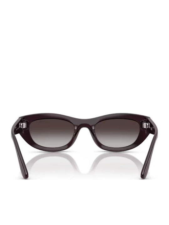 Vogue Women's Sunglasses with Burgundy Plastic Frame and Burgundy Gradient Lens VO5616S 24268G