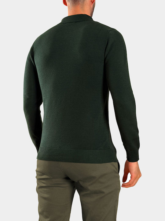 Polo Long Sleeve Green Blouse