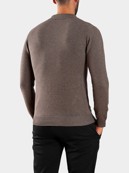 Polo Long Sleeve Gray Stone Blouse