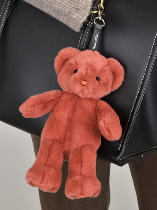 Niedlicher Plüsch-Teddybär Schlüsselanhänger 20 Cm Terrakotta