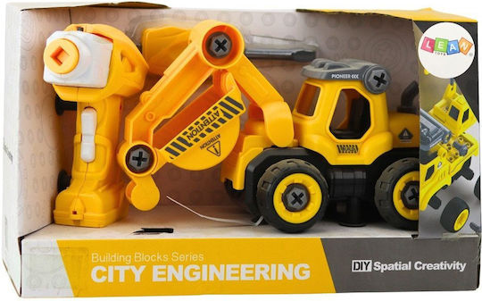 Remote Controlled Rc Excavator Screwdriver Yellow 2in1
