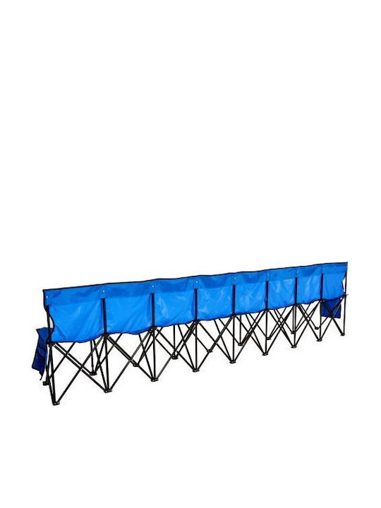 Metallisches Blau Gartenbank Outdoor-Sofa