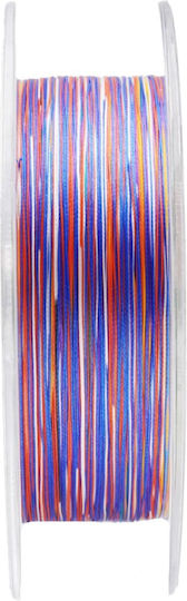 Νήμα Gosen W8 – 300 M Πολυχρωμο 8‑κλωνο Pe 4s Τεχνολογία Casting & Jigging 0.8