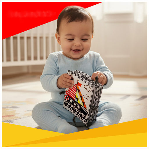 Activity Book made of Fabric for 0++ Months