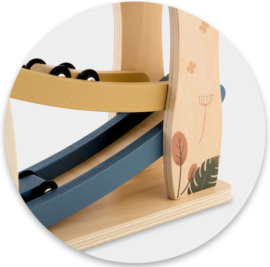 Wooden Slide Toy Cars Nk-855 Nukido