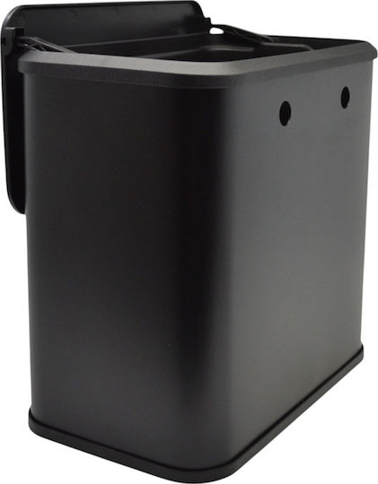 Ankor Waste Bin for Cabinet Made of Stainless Steel Black 5lt
